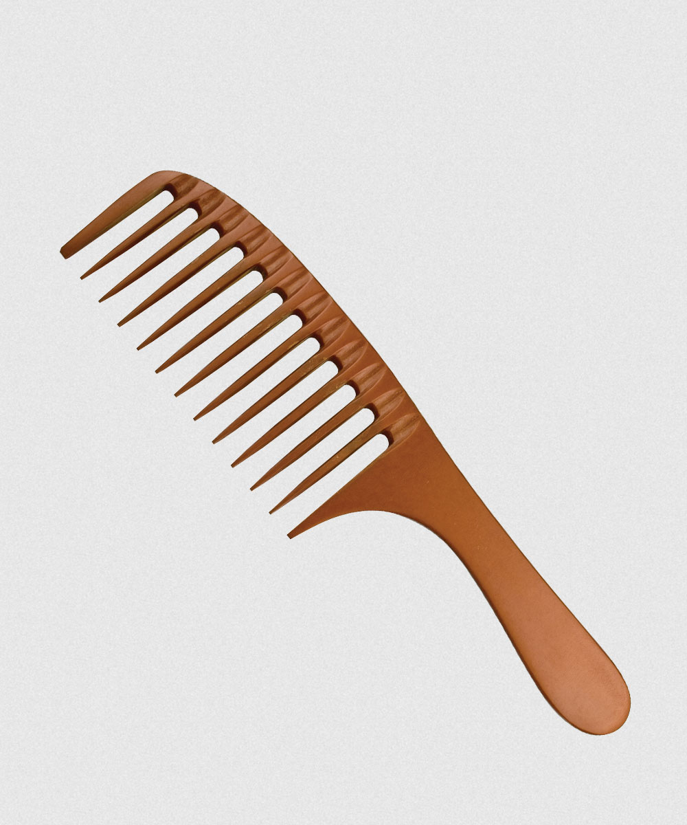 ACRYLIC BONE WIDE TOOTH COMB