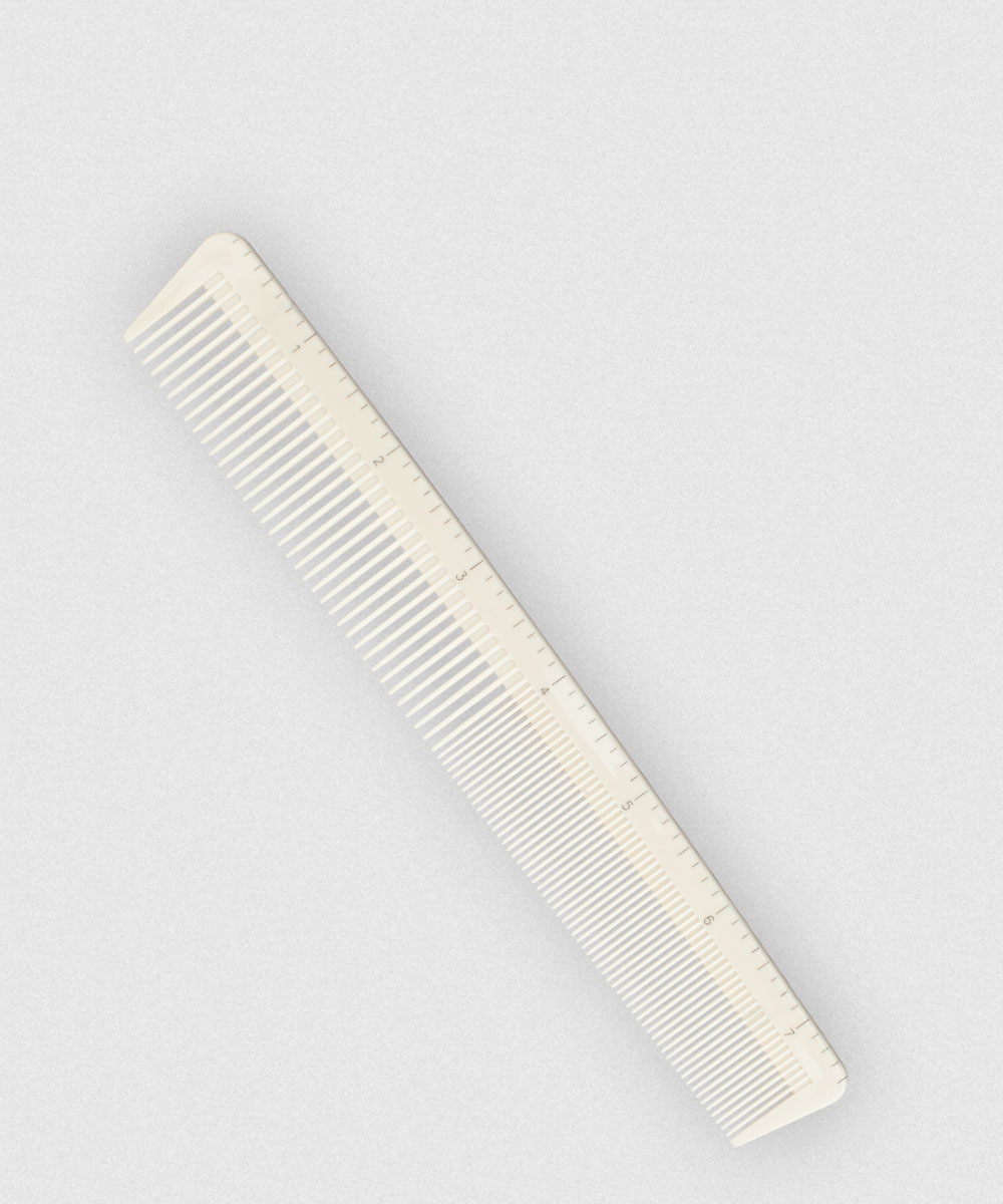 RULER COLLECTION: CUTTING COMB FINE/WIDE TEETH-7.5