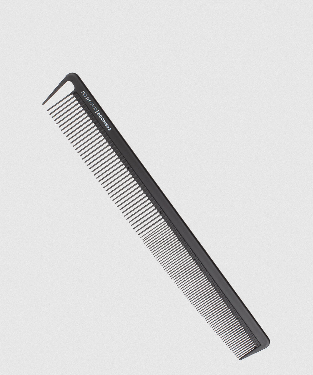 CARBON CUTTING COMB FINE/WIDE TEETH-8¾