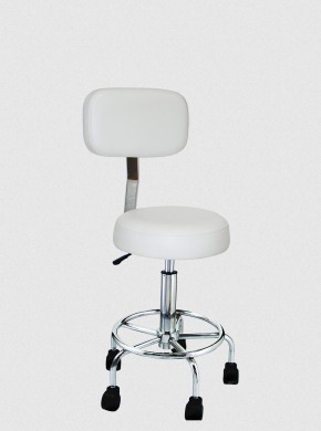 CHARM ROUND SEAT STOOL WITH BACKREST