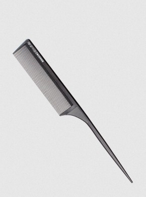 CARBON TAIL COMB FINE TEETH 8¾