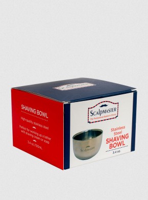 SCALPMASTER STAINLESS STEEL SHAVING BOWL 2