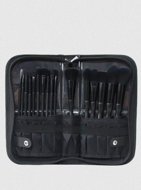 17 PC DELUXE MAKEUP BRUSH SET